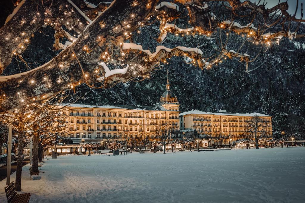 
Victoria Jungfrau Grand Hotel & Spa during the winter
