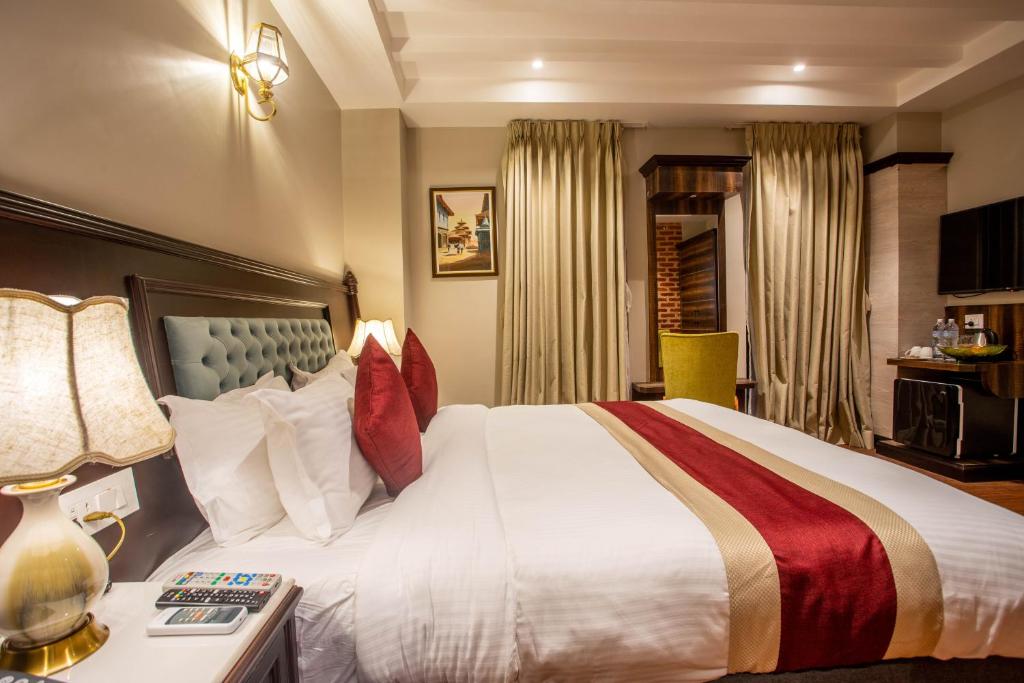 Postel nebo postele na pokoji v ubytování Hotel Pabera Heritage Boutique