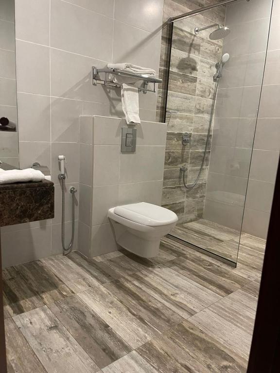 Koupelna v ubytování Grand Tourist Hotel