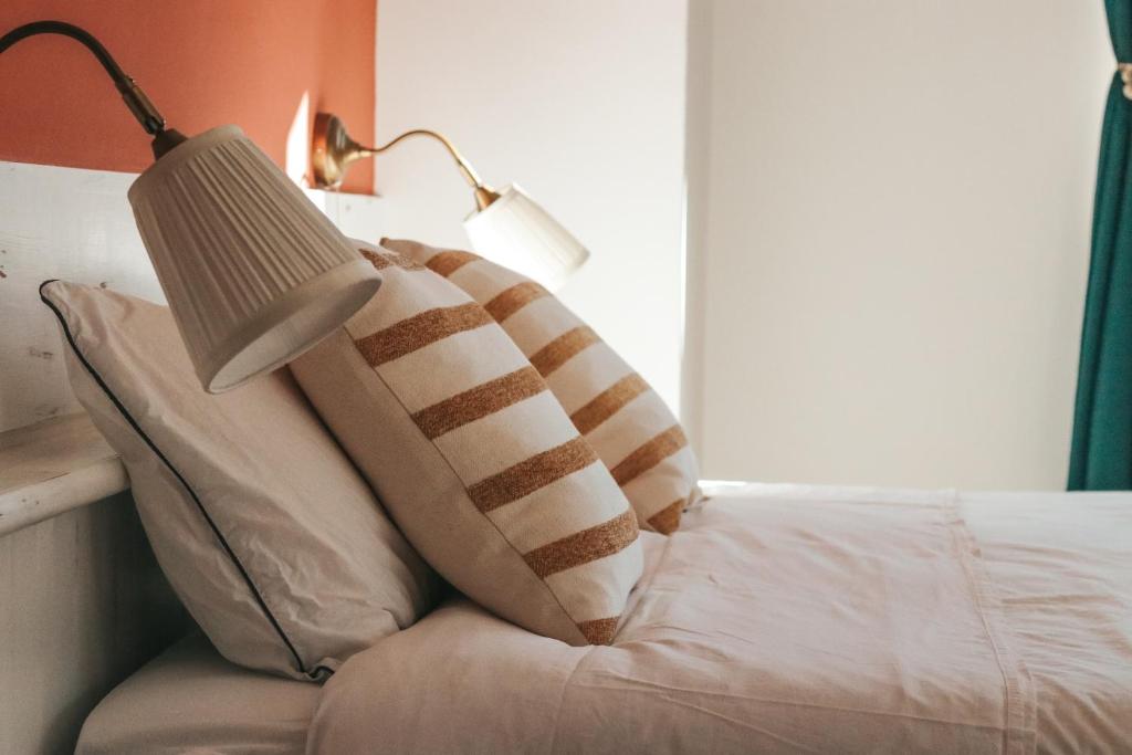 Cama o camas de una habitación en Casa di Franz