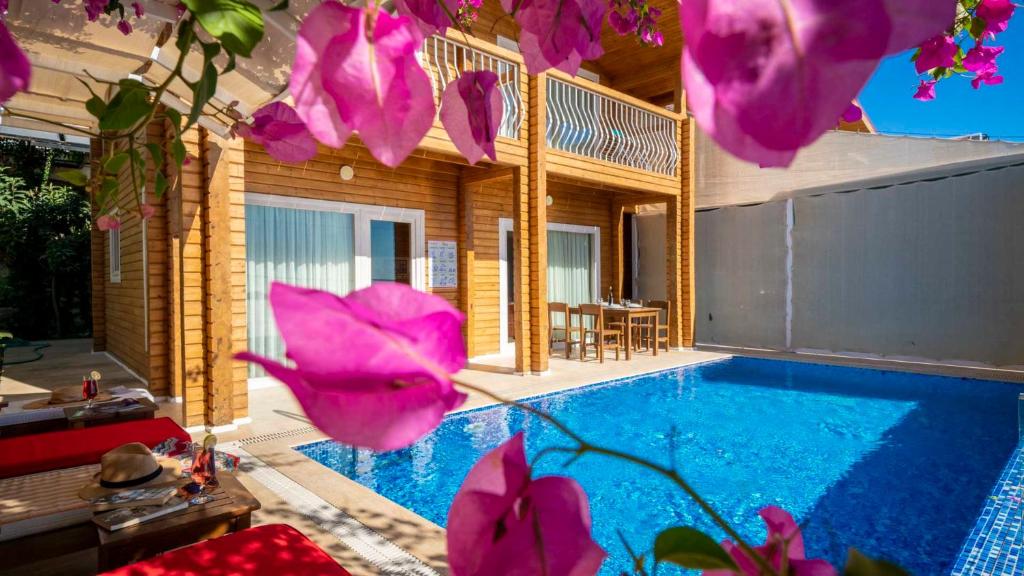 Eco Villa Umaya 내부 또는 인근 수영장