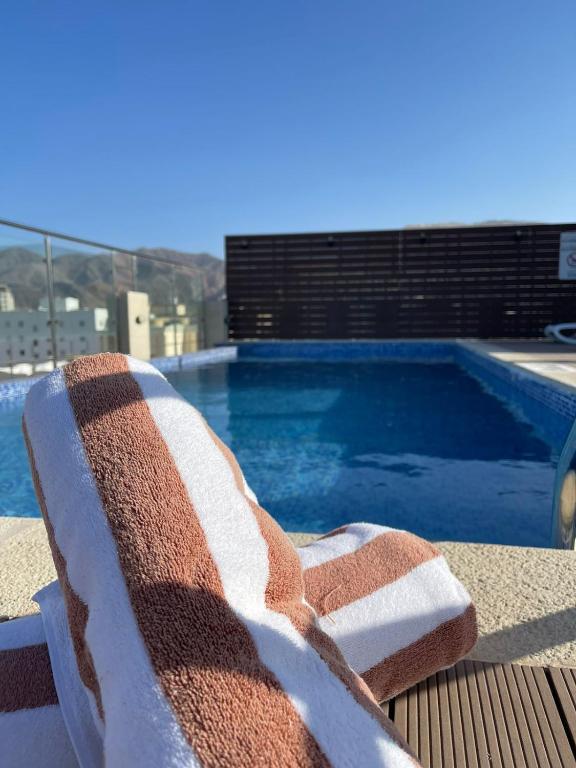 Bazén v ubytování Grand Tourist Hotel nebo v jeho okolí
