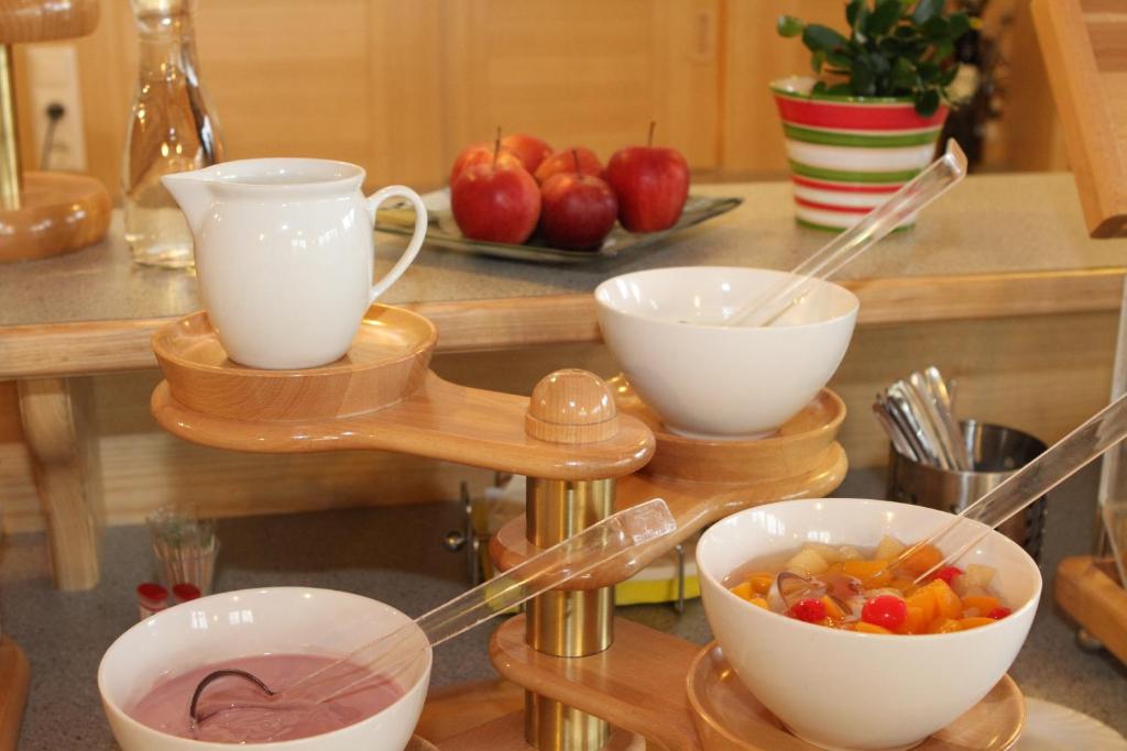 Eten bij of ergens in de buurt van het pension

