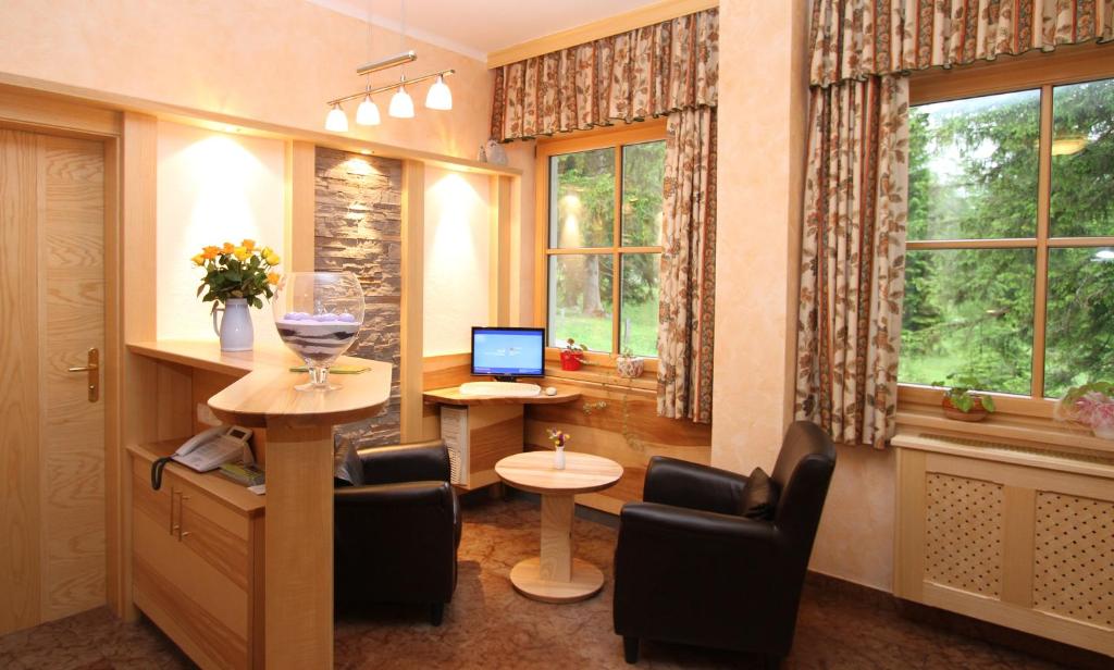 Een TV en/of entertainmentcenter bij Alpenperle
