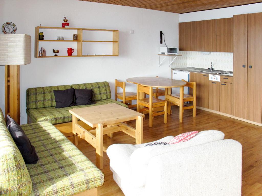 Kuchyň nebo kuchyňský kout v ubytování Studio Résidence Dixence-10 by Interhome