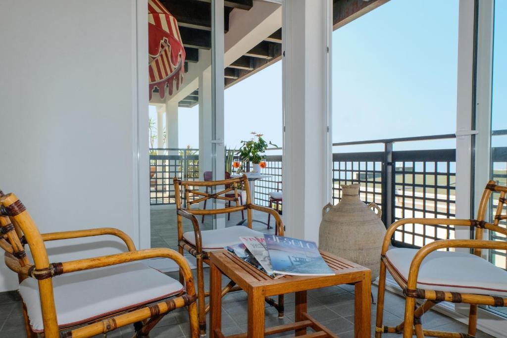 Balkón nebo terasa v ubytování Hotel Manila
