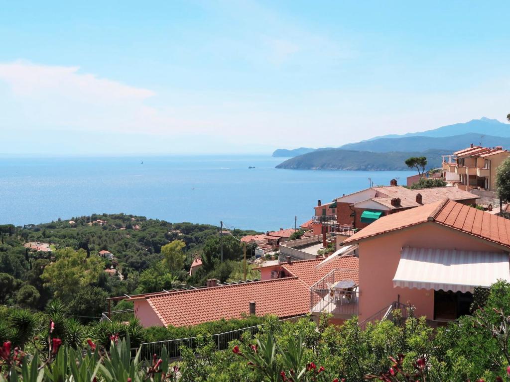 a town with a view of the water at Apartment Giulia-2 by Interhome in Capoliveri