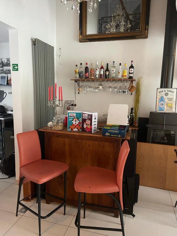Kuchyň nebo kuchyňský kout v ubytování B&B groot-bijgaarden center
