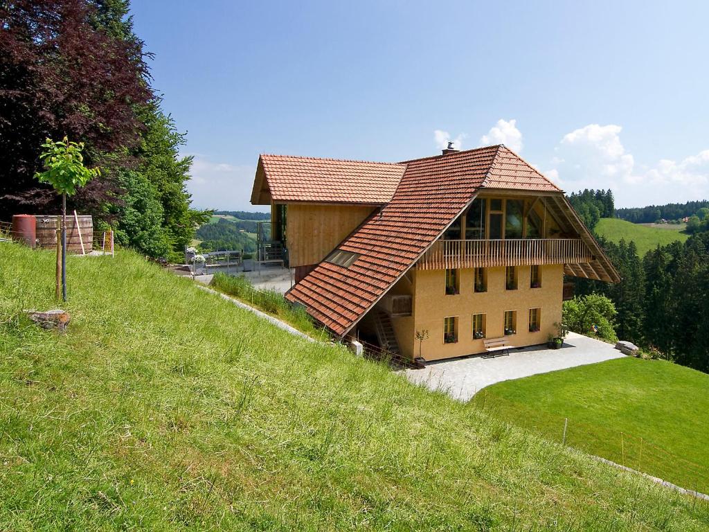 una casa in cima a una collina erbosa di Apartment Egggraben by Interhome a Thorberg
