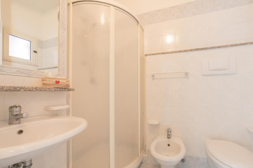 Koupelna v ubytování Hotel Cavalli