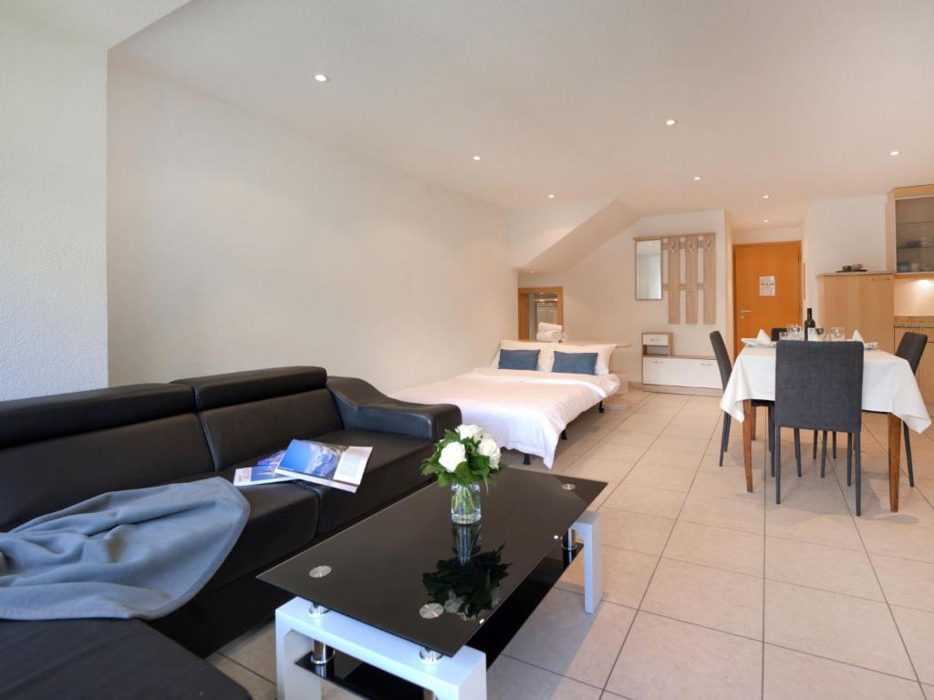 Posezení v ubytování Apartment La Prairie by Interhome