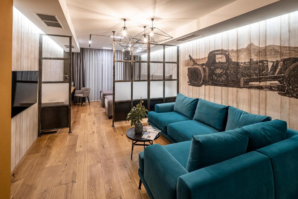 Posezení v ubytování Loft7