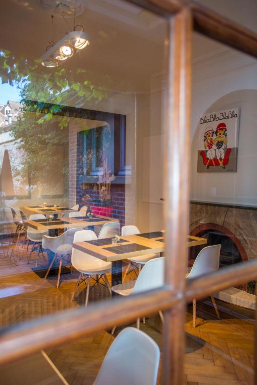 Posezení v ubytování Hotel Bla Bla