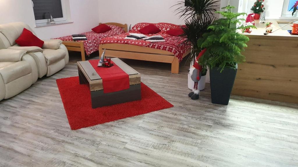 Posezení v ubytování Apartments Akacijev Izvir