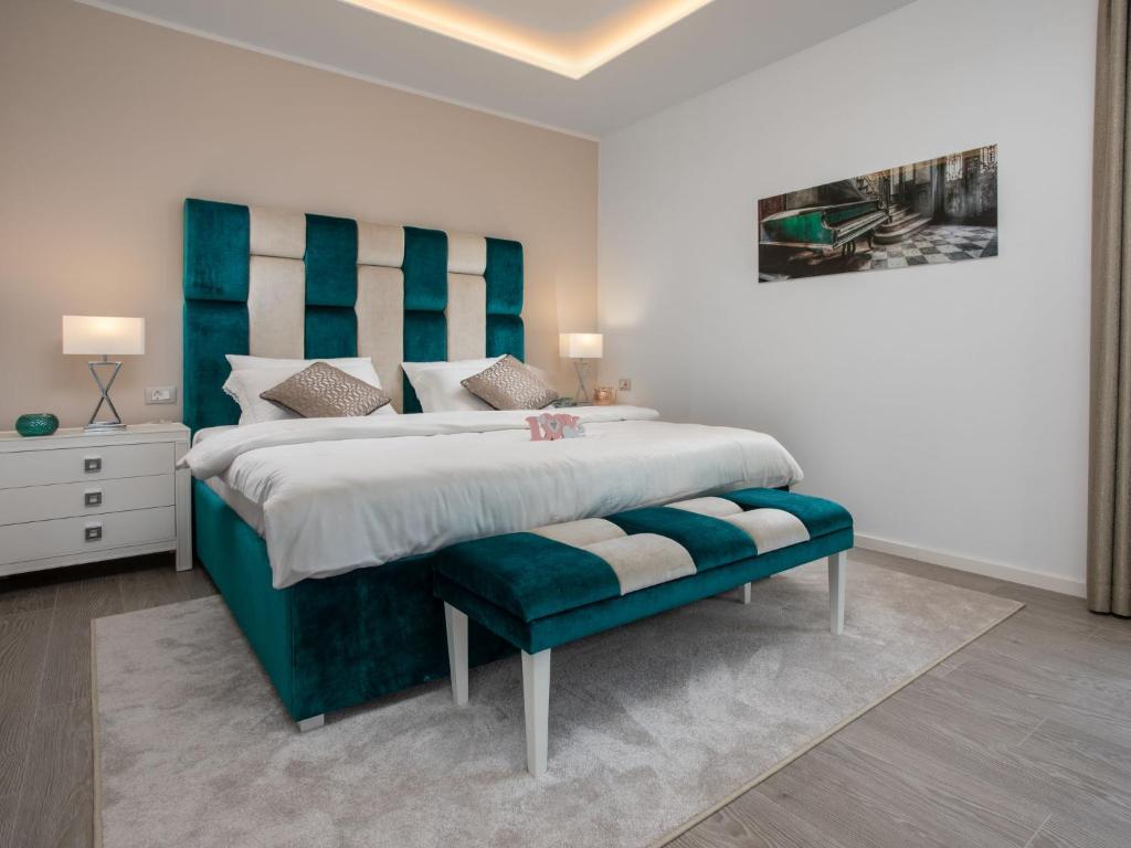 Posteľ alebo postele v izbe v ubytovaní Villa Dream house by Interhome