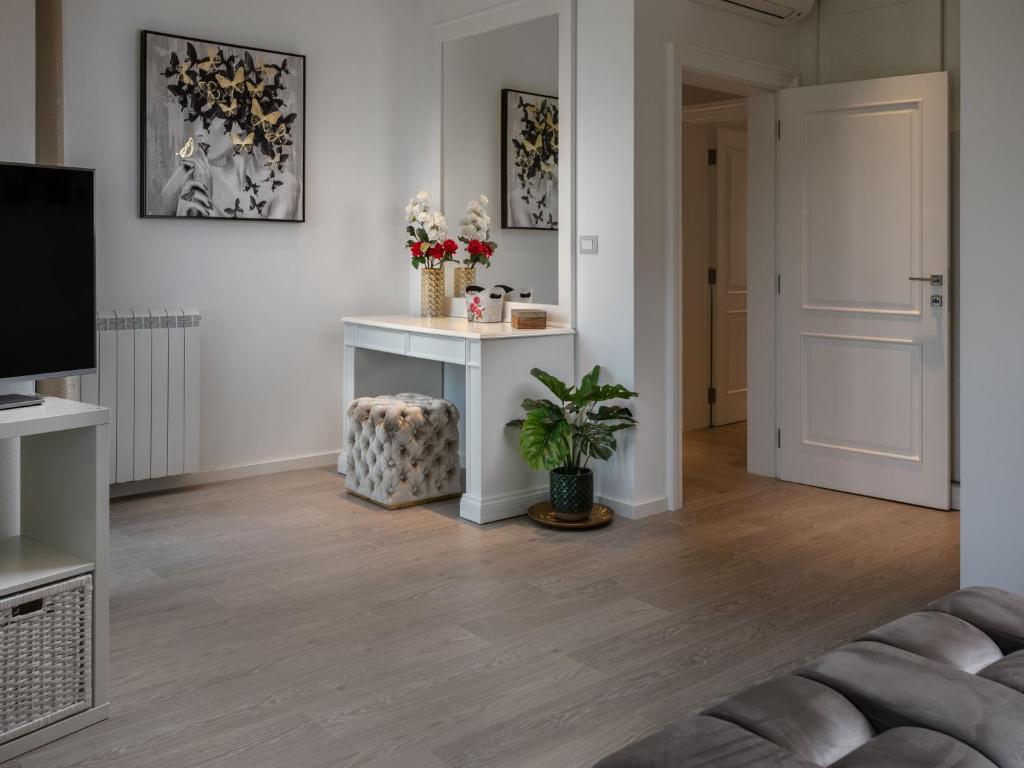 Televízia a/alebo spoločenská miestnosť v ubytovaní Villa Dream house by Interhome