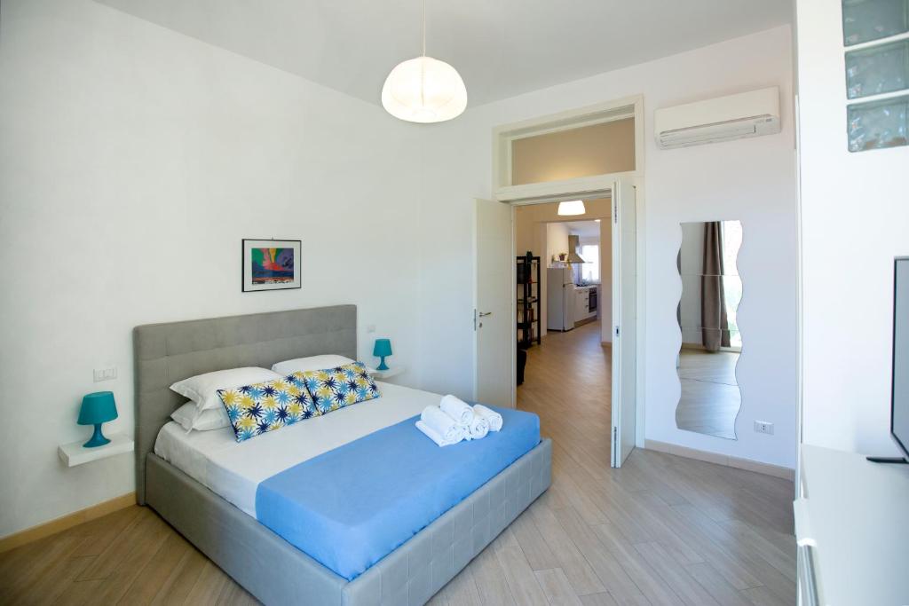 Posteľ alebo postele v izbe v ubytovaní Casa Miniero Sorrento Center