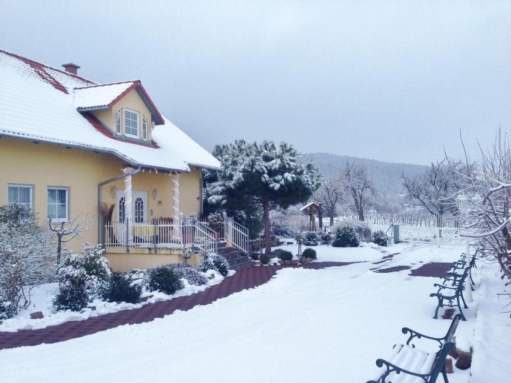 Gästehaus Helbighof v zimě