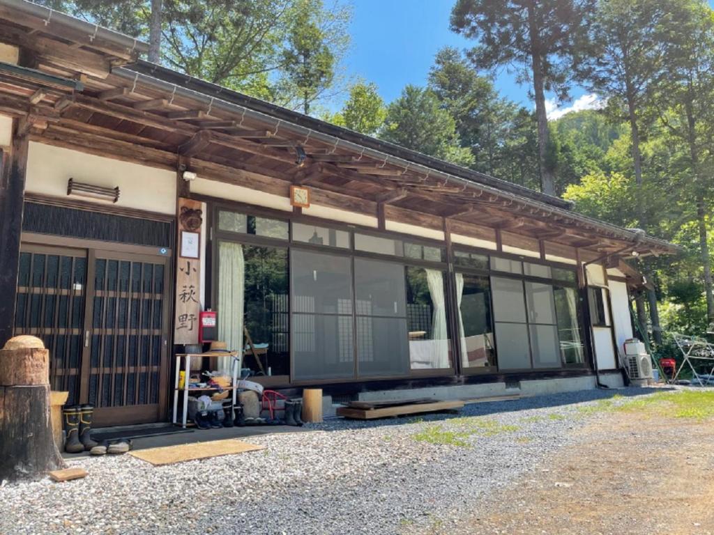 a building with glass doors on the side of it at kohagino - Vacation STAY 12342 in Uenohara