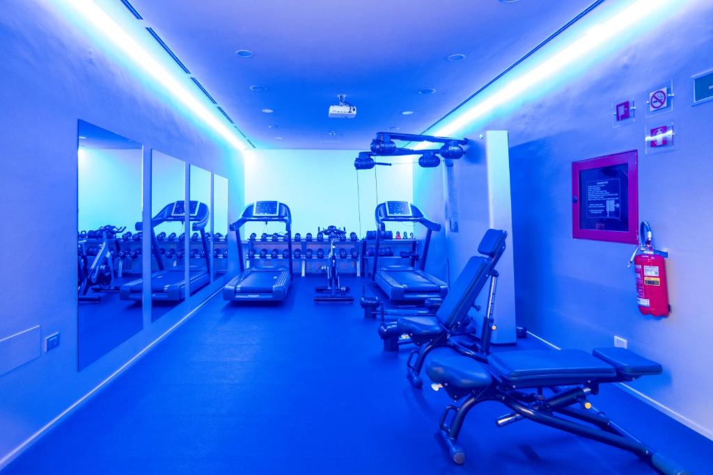 Fitness centrum a/nebo fitness zařízení v ubytování Hotel Casa Poli