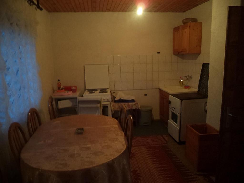 Kuchyň nebo kuchyňský kout v ubytování Apartments Zekovic