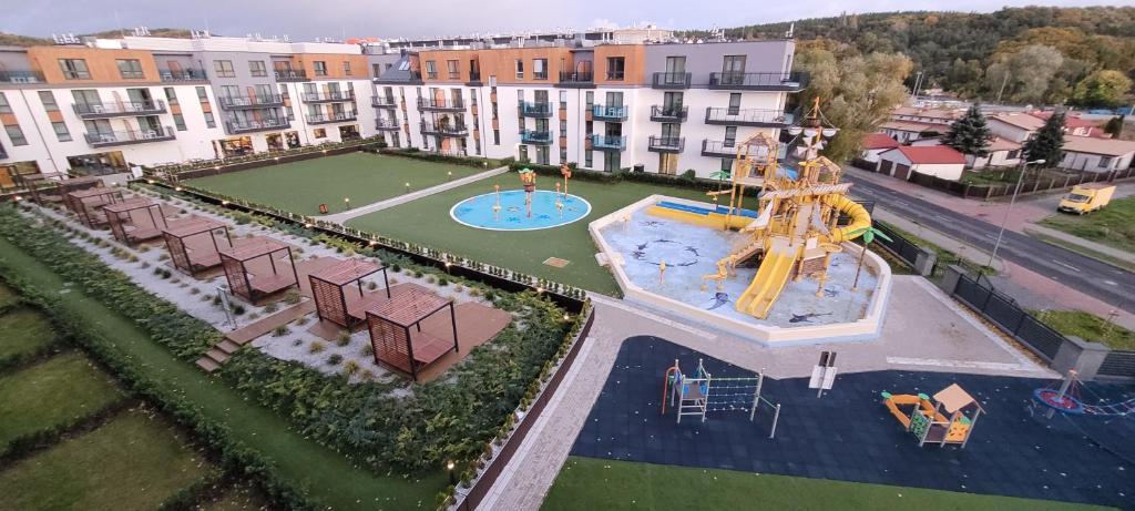 Detský kútik v ubytovaní Bel Mare Wyspa, apartament z parkingiem gratis