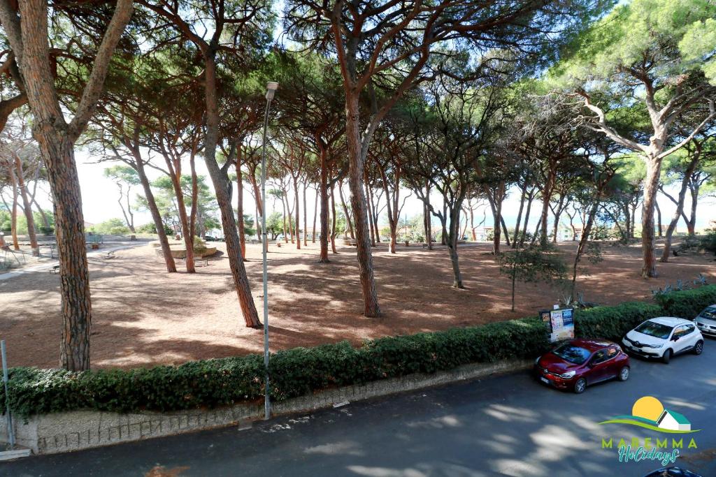 Vonkajšia záhrada v ubytovaní Maremma Holidays - Lamarmora Apartment
