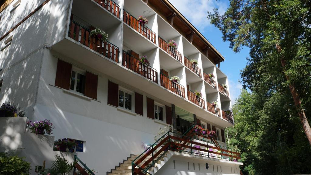 Balkón nebo terasa v ubytování Hôtel Robinson