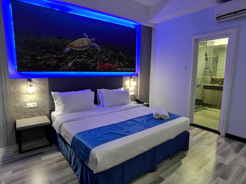 Postel nebo postele na pokoji v ubytování Hotel 17