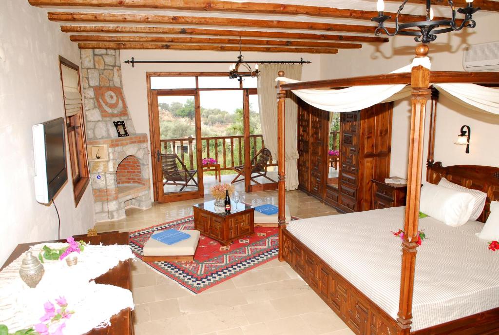 Katil atau katil-katil dalam bilik di An unspoilt setting, luxurious surroundings and a warm, personal welcome