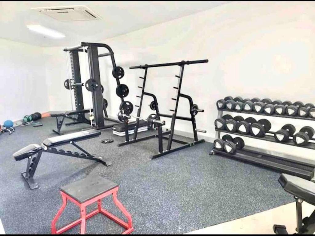 Fitness centrum a/nebo fitness zařízení v ubytování Cana Rock Chic Golf de Lux
