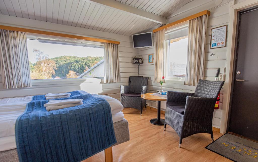 Posezení v ubytování Hafsten Resort