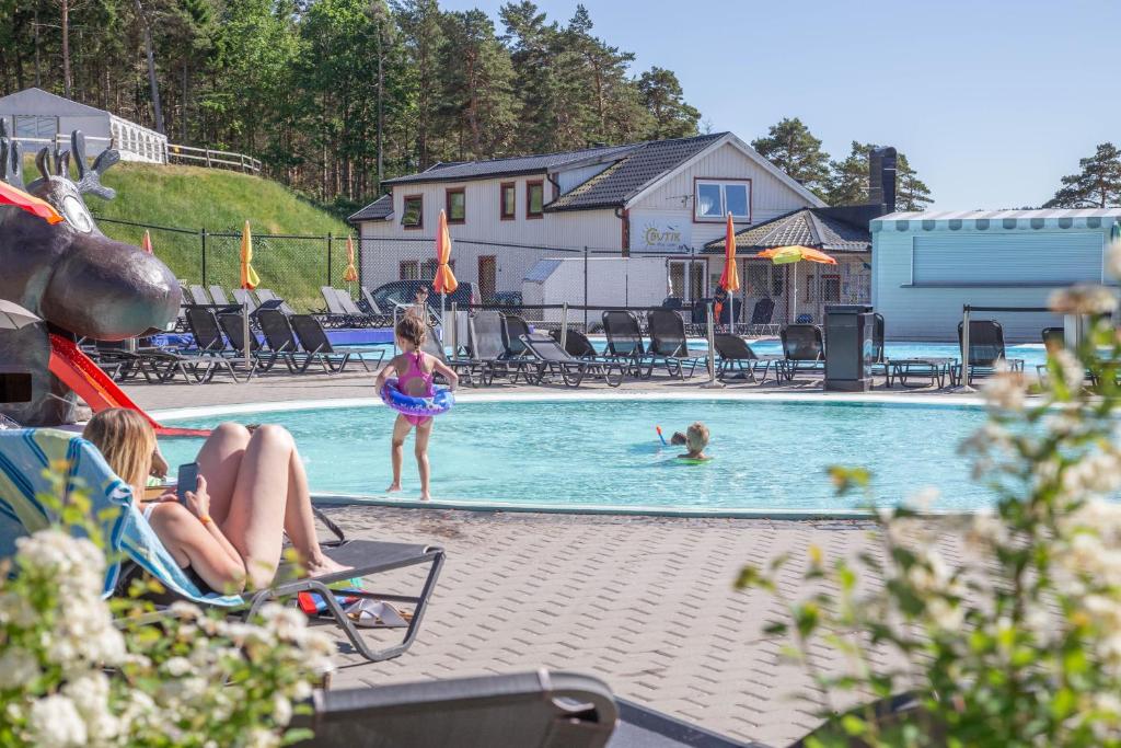 Bazén v ubytování Hafsten Resort nebo v jeho okolí