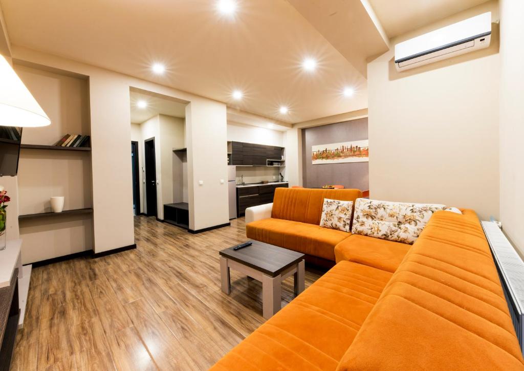 Kuchyň nebo kuchyňský kout v ubytování Sani Apart Hotel
