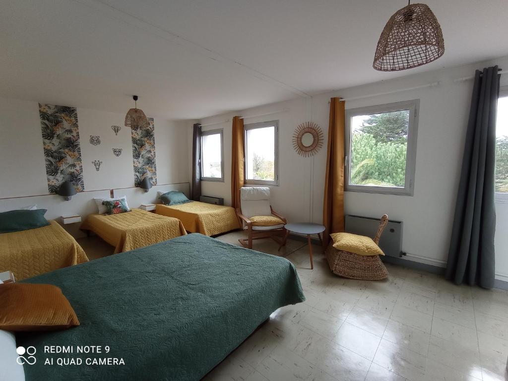 Posezení v ubytování hotel l'échappée d'oléron
