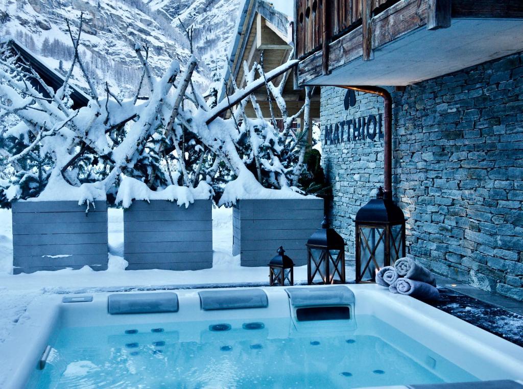 Matthiol Boutique Hotel v zimě