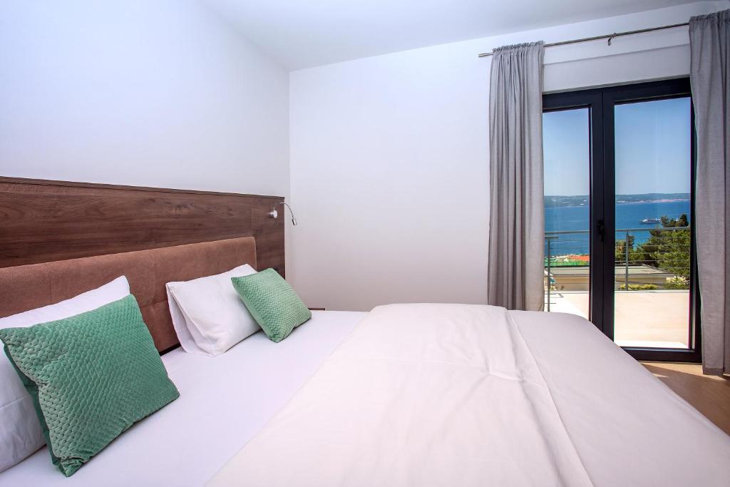 Posteľ alebo postele v izbe v ubytovaní Seaview holiday home Lemona