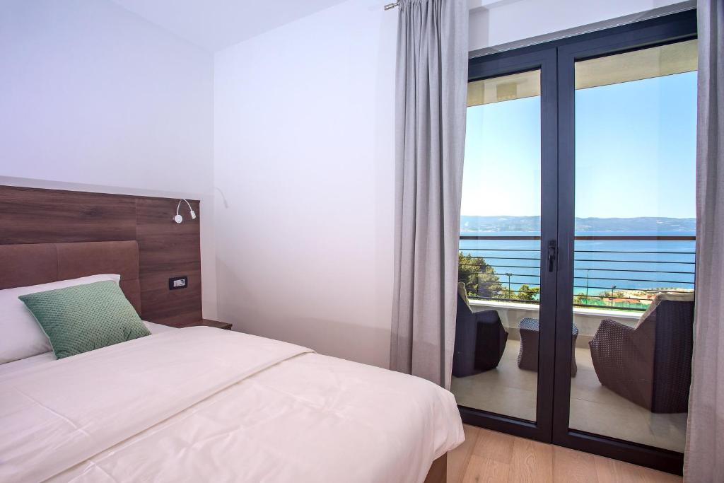 Posteľ alebo postele v izbe v ubytovaní Seaview holiday home Lemona