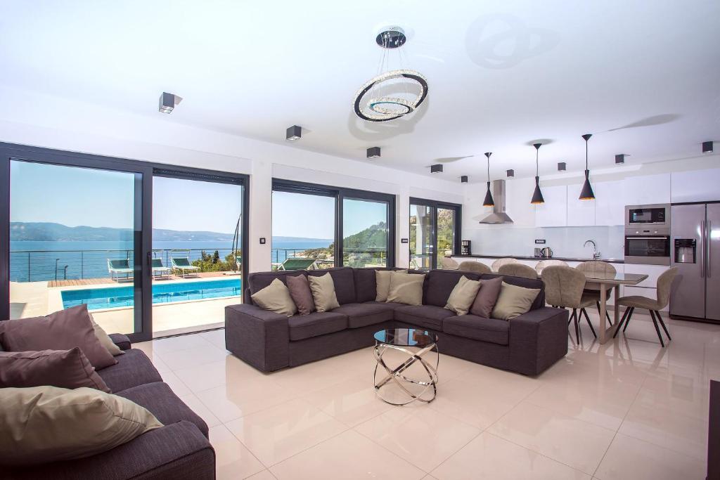 Posedenie v ubytovaní Seaview holiday home Lemona