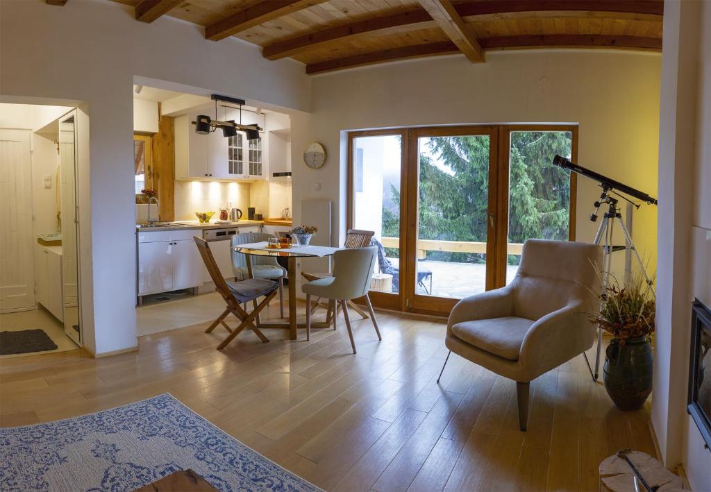 Kuchyň nebo kuchyňský kout v ubytování 4Badgers / 4Jazavca - Mountain House