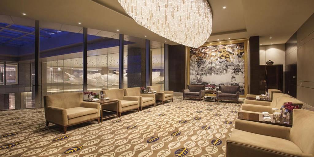 Posezení v ubytování Crowne Plaza Zhangzhou by IHG