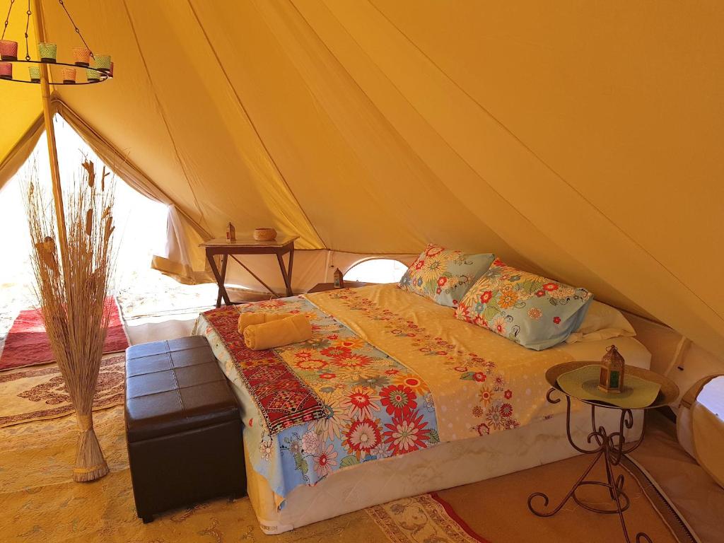 Voodi või voodid majutusasutuse Starwatching Private Camp toas