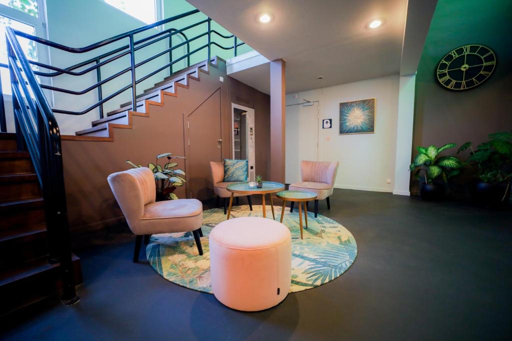Posezení v ubytování Travel Hotel Kruisem