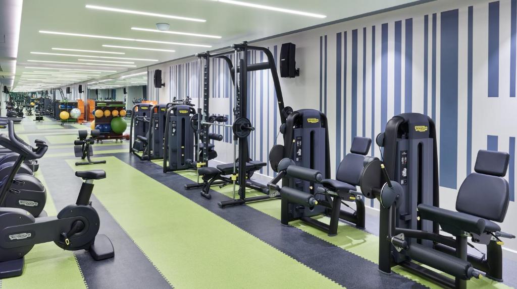 Fitness centrum a/nebo fitness zařízení v ubytování Holiday Inn - Doha - The Business Park by IHG