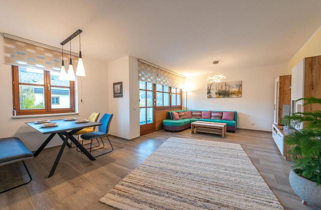 Posezení v ubytování Ferienwohnung Kogelblick