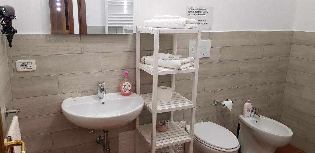 Koupelna v ubytování B&B SUPERFAST