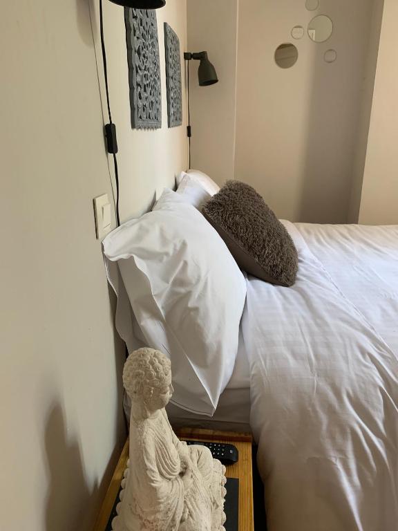 Postel nebo postele na pokoji v ubytování Hotel Du Parlement