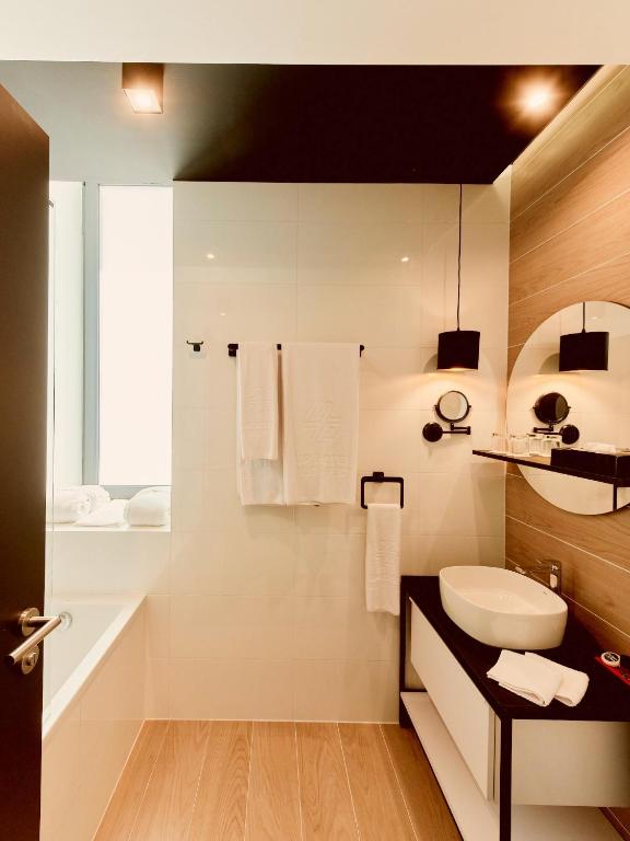 Koupelna v ubytování Up Hotel Budapest
