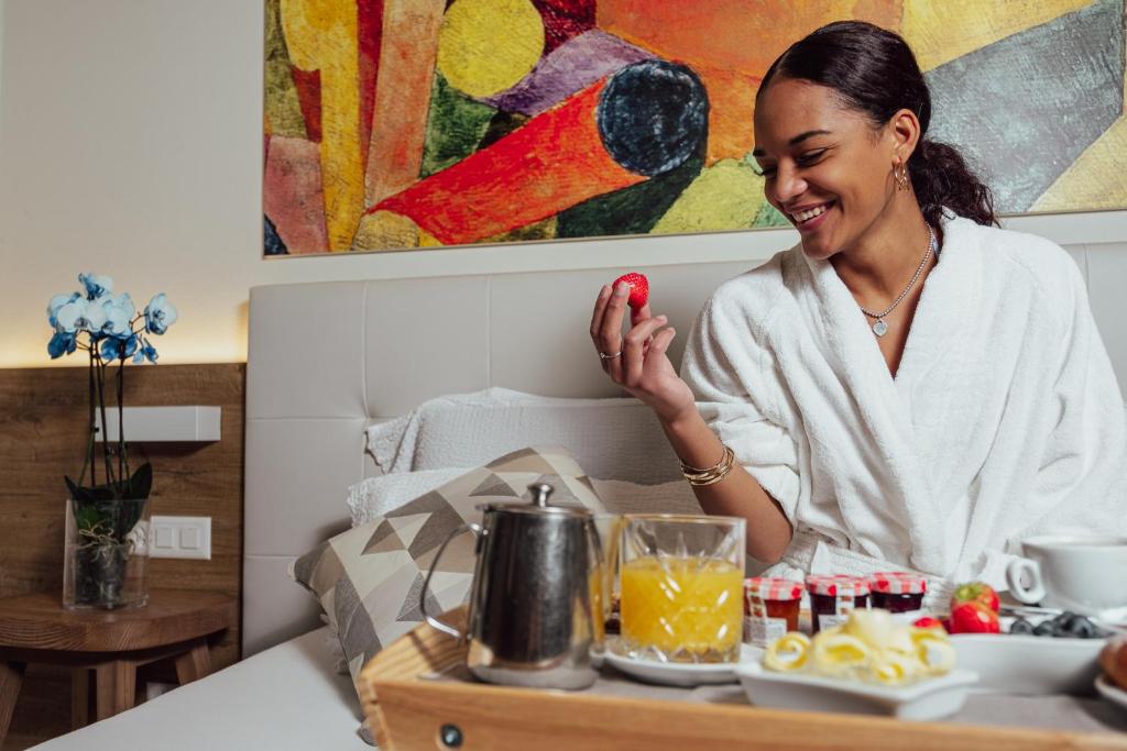 Eten bij of ergens in de buurt van het hotel

