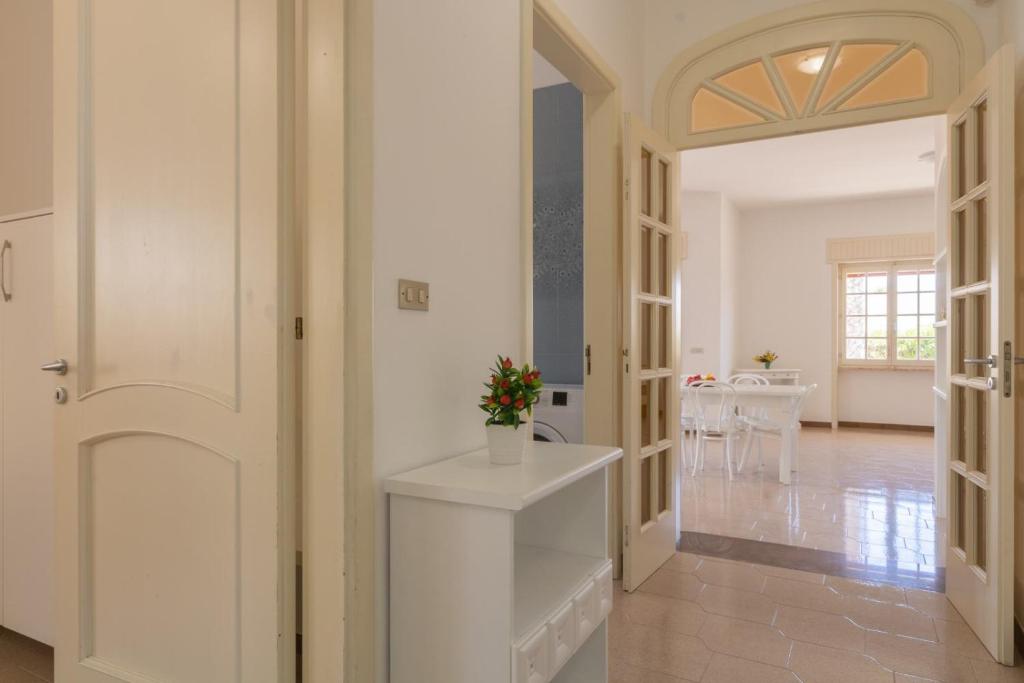 Łóżko lub łóżka w pokoju w obiekcie VILLA ISCHIA
